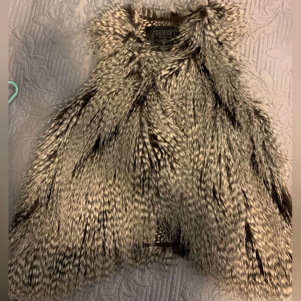 Guess faux fur vest